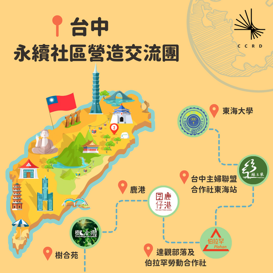 📣📣文化研究及發展中心首次舉辦「台中永續社區營造交流團」📣📣
