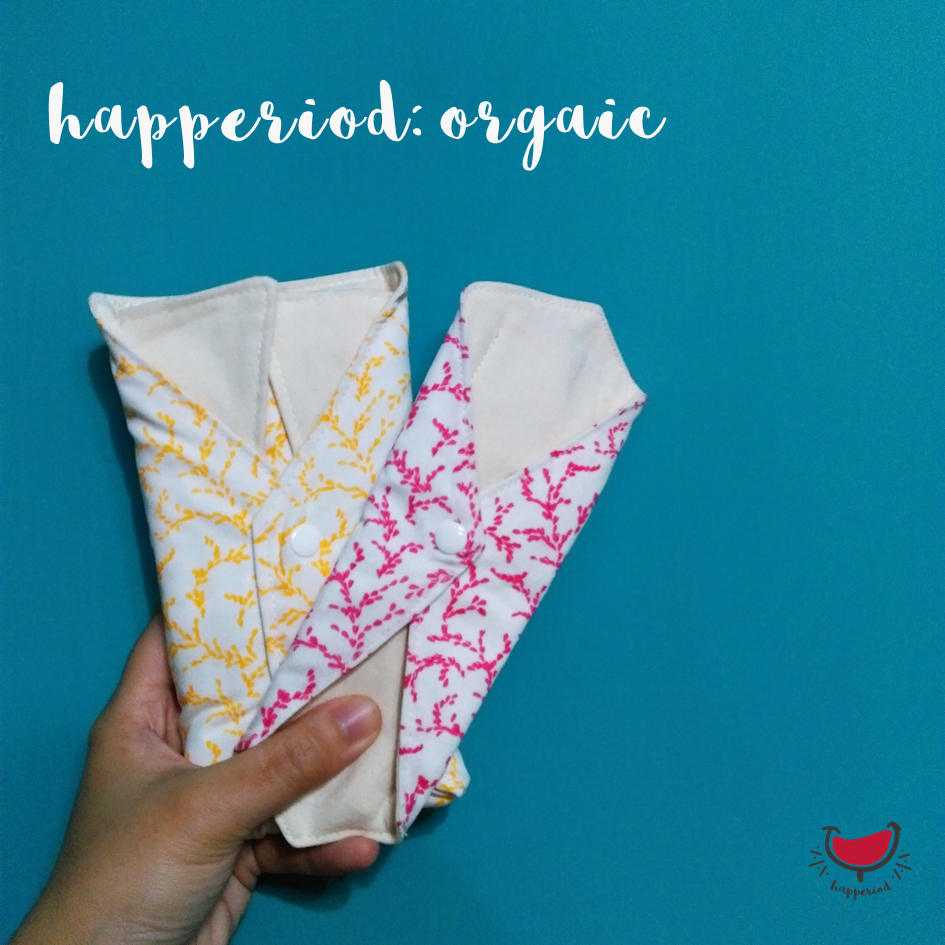 Happeriod - 手造有機布護墊 (18.5cm)-隨機款式