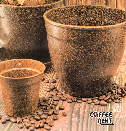 Coffee NEXT - 咖啡渣 x 稻殼升級種植盆